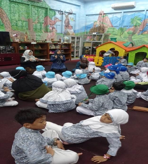KB-TK ISLAM SULTAN AGUNG 2 Kunjungi Perpustakaan Wilayah